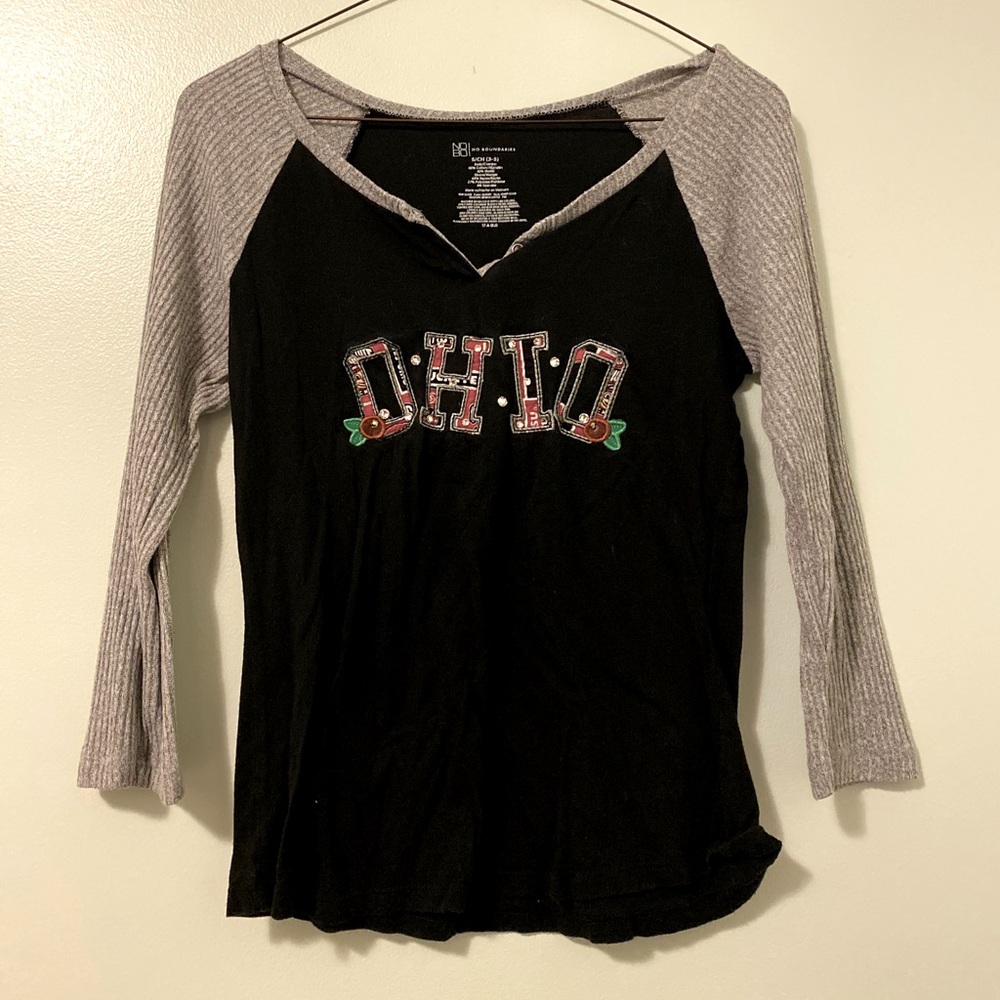 Custom embroidered “OHIO” shirt